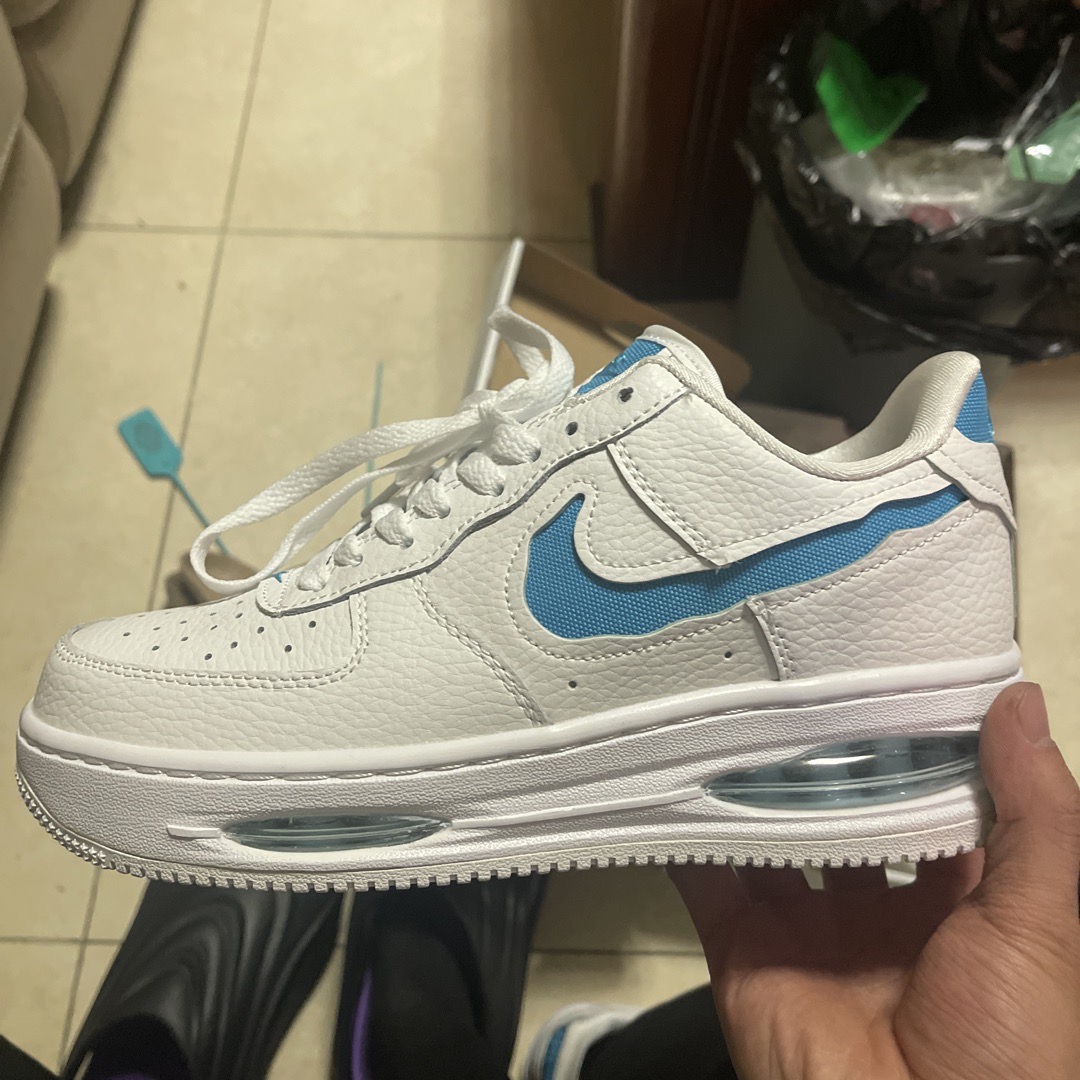air force with light blue tick
