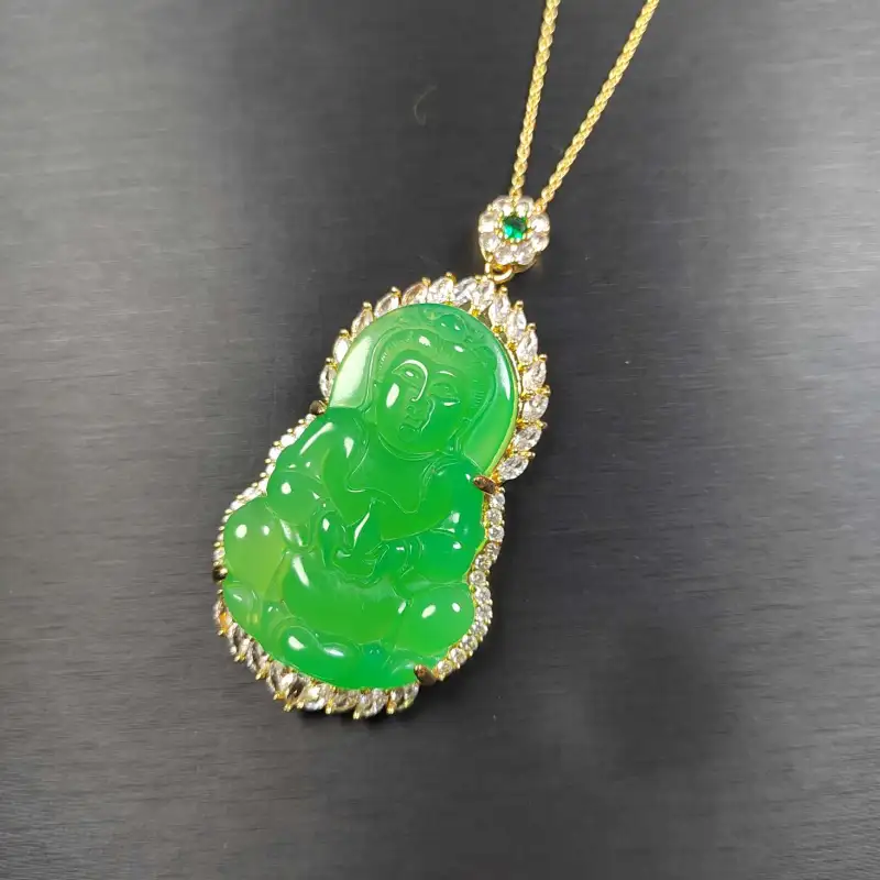 YOULING Chalcedony Necklaces Unisex-3