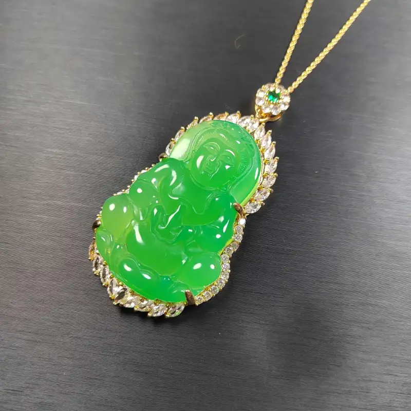 YOULING Chalcedony Necklaces Unisex-2