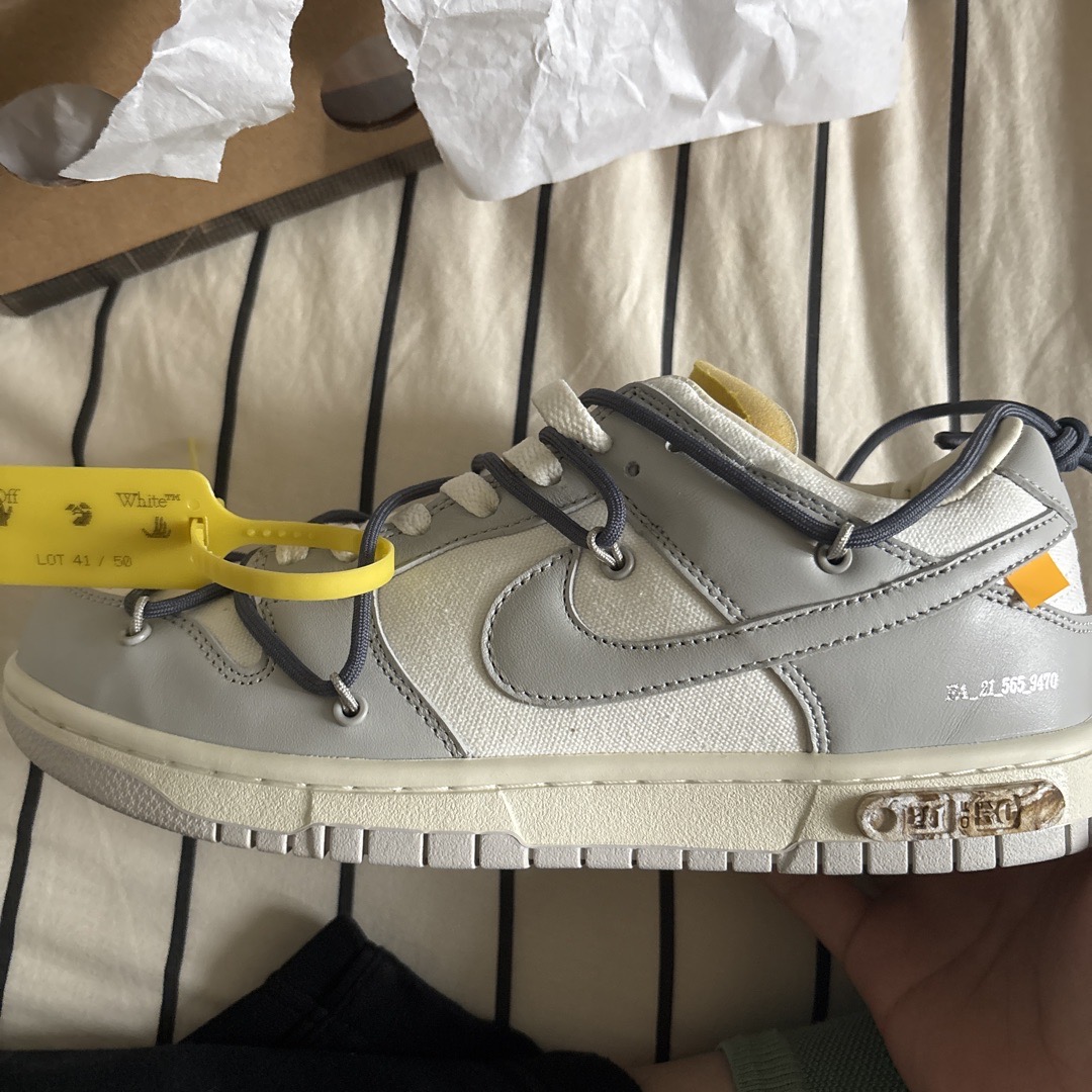 off white dunks fake