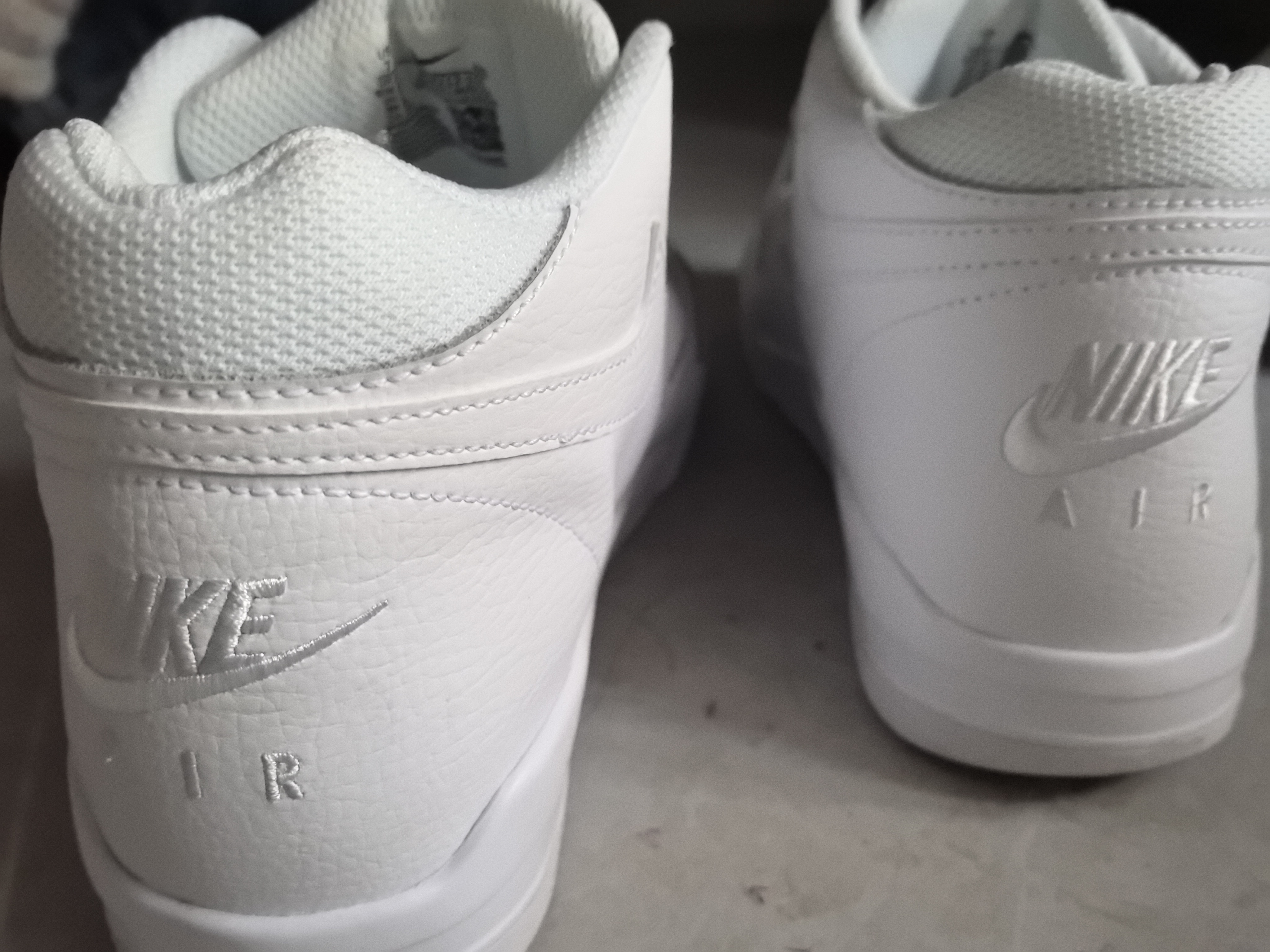 custom review-Nike Flight Legacy MID Топ Винтажные баскетбольные кроссовки Унисекс Белый