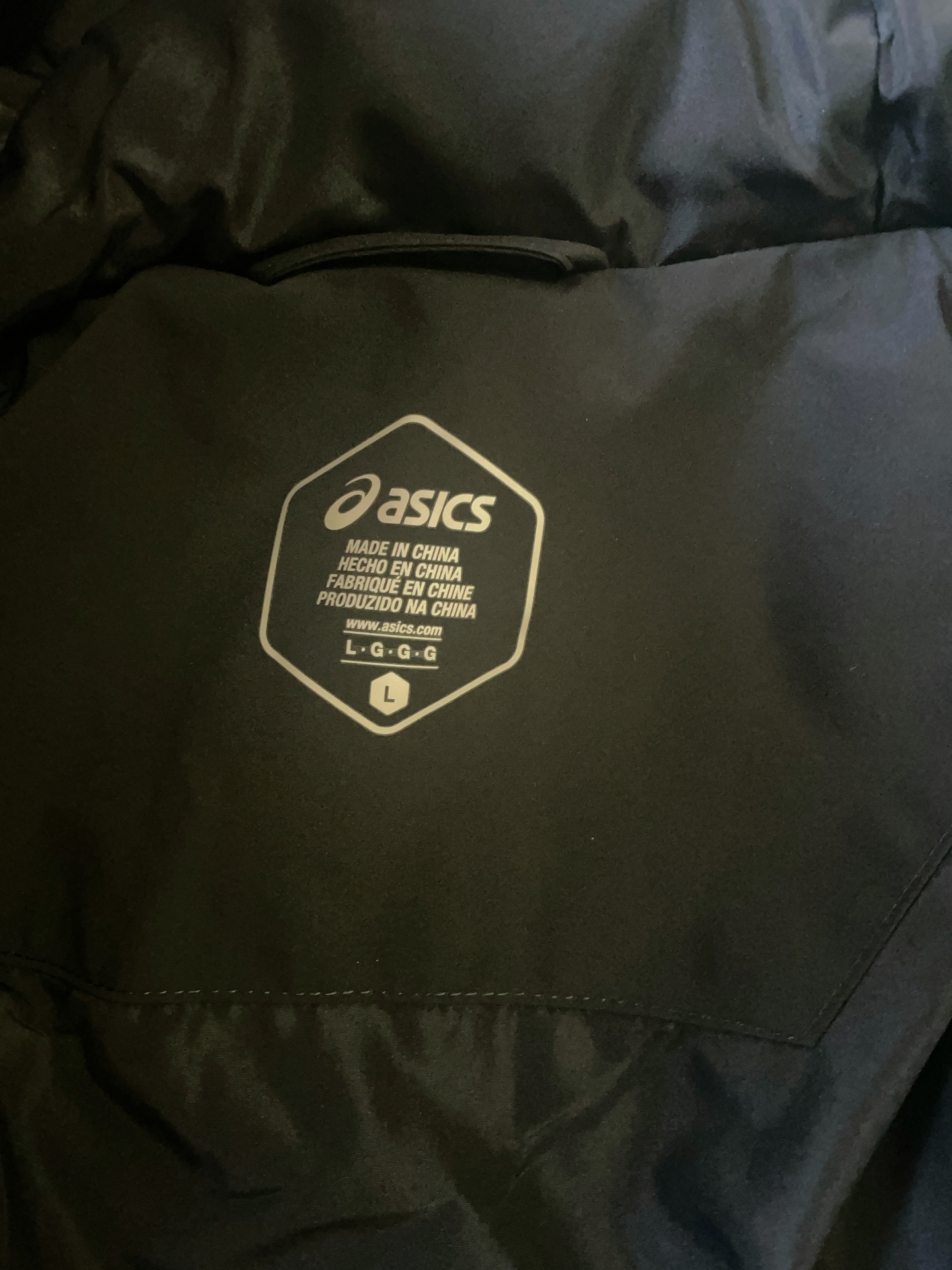 custom review-Asics Черный Мужской Пуховик