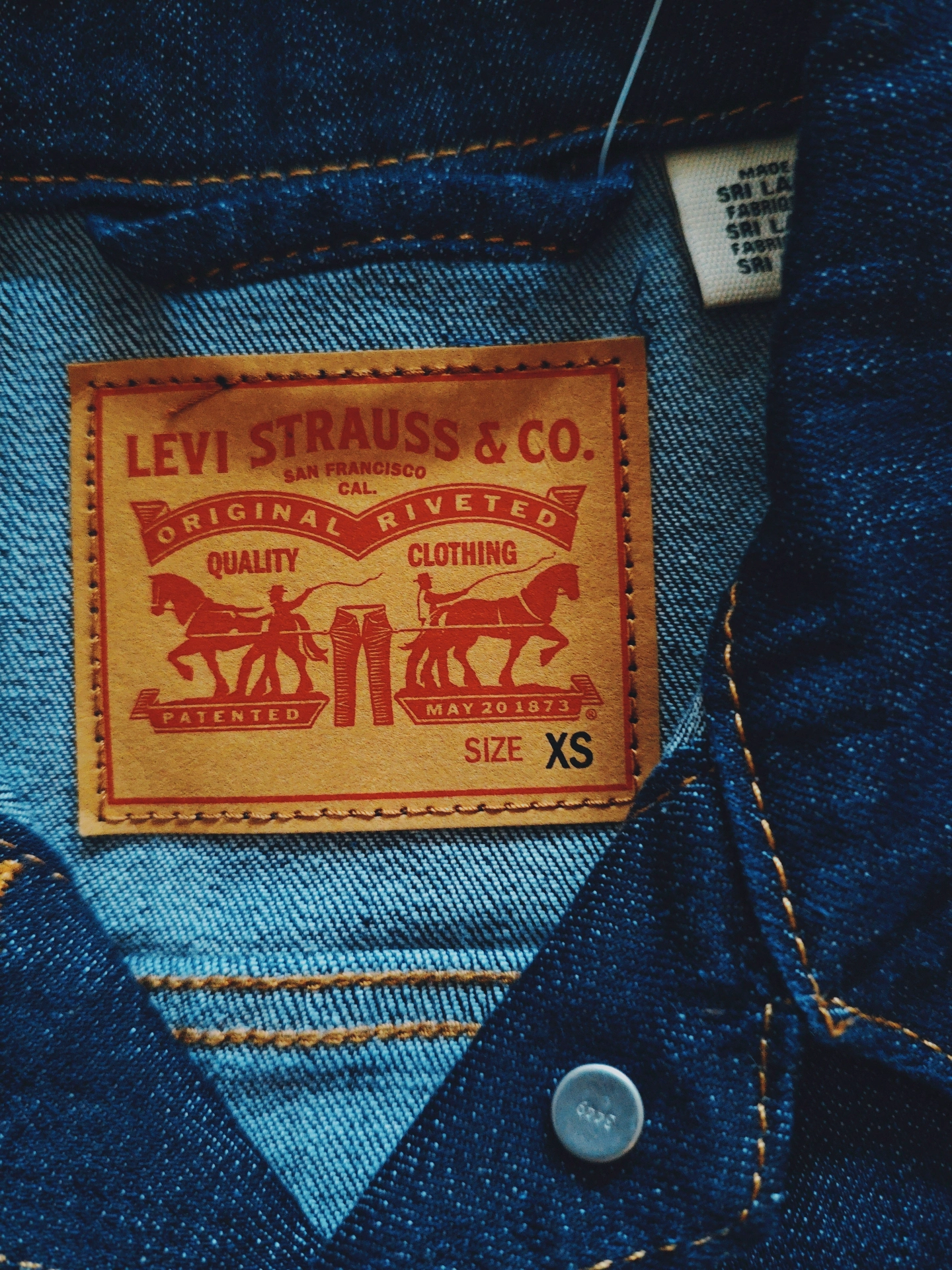 custom review-Levis Джинсовая Куртка Женская Темно-Синяя