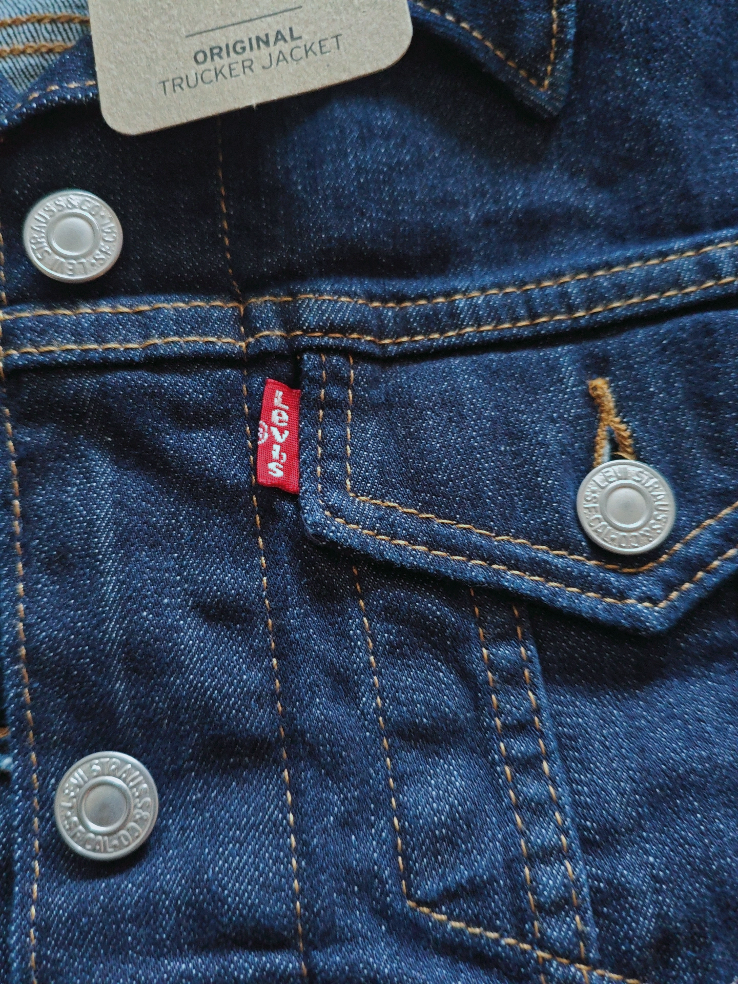 custom review-Levis Джинсовая Куртка Женская Темно-Синяя