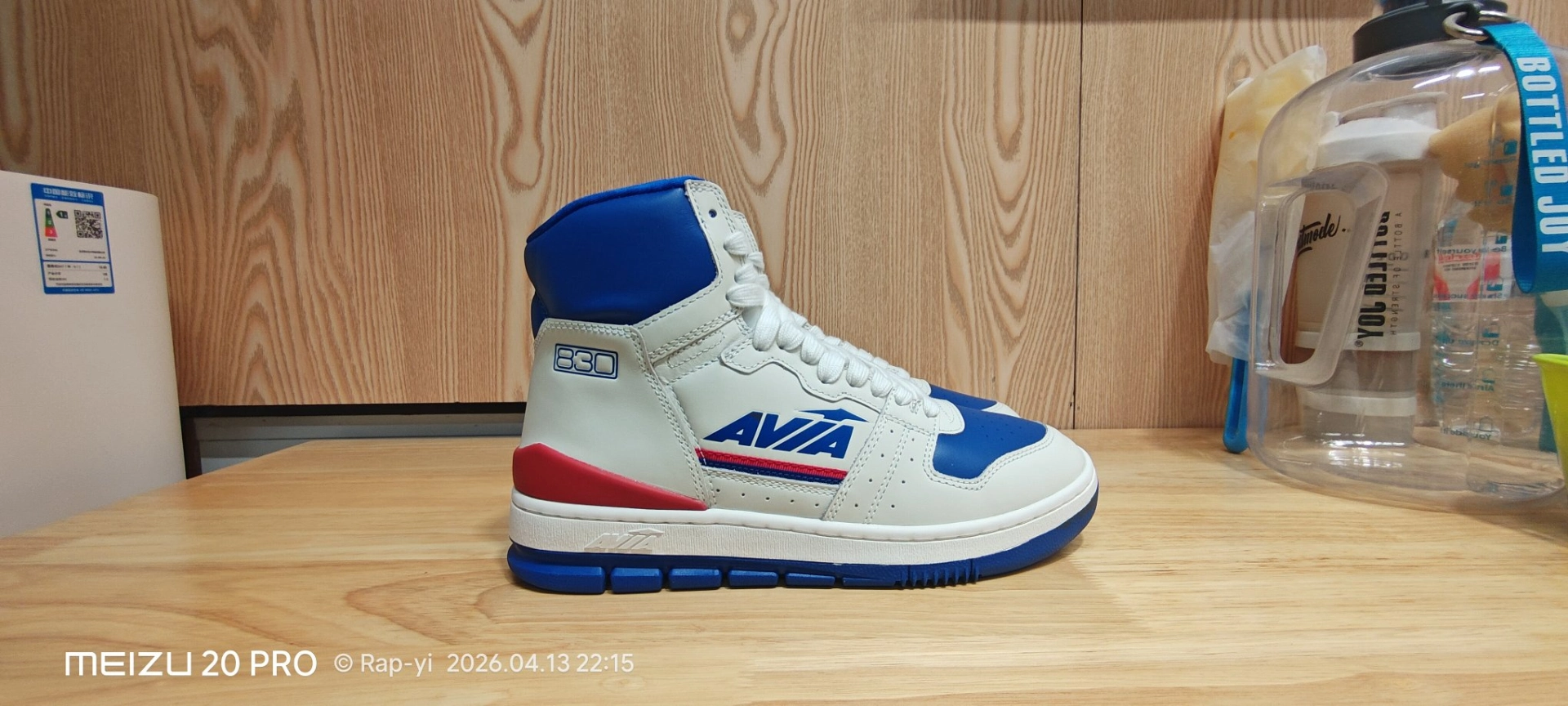 custom review-AVIA 830 Collection Противоскользящие Износостойкие Высокие Баскетбольные Кроссовки Мужские Белые Красные Синие