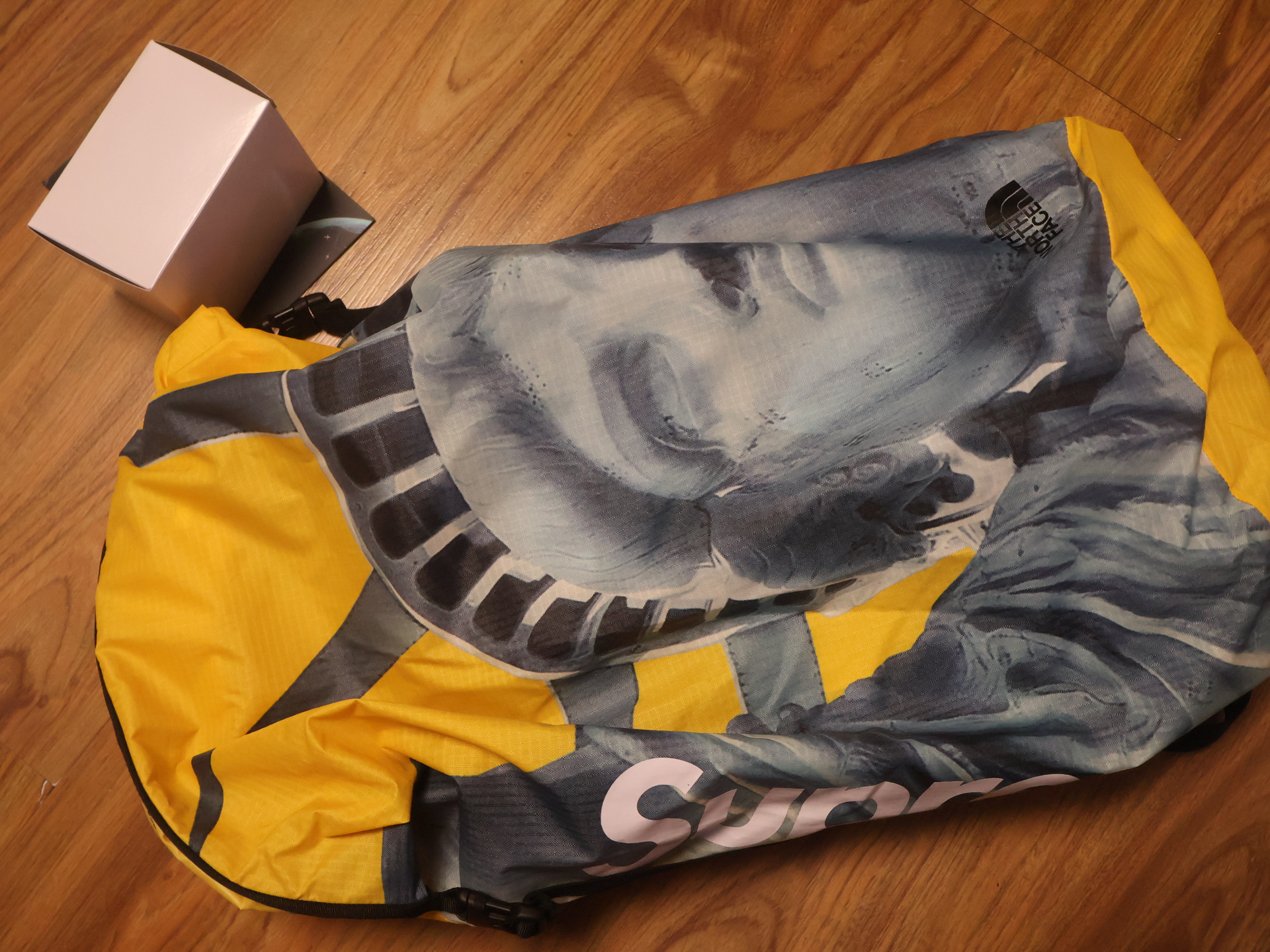 custom review-Supreme The North Face X The North Face Коллаборация FW19 Нейлоновая дорожная сумка Рюкзак Стандартный (Standard)