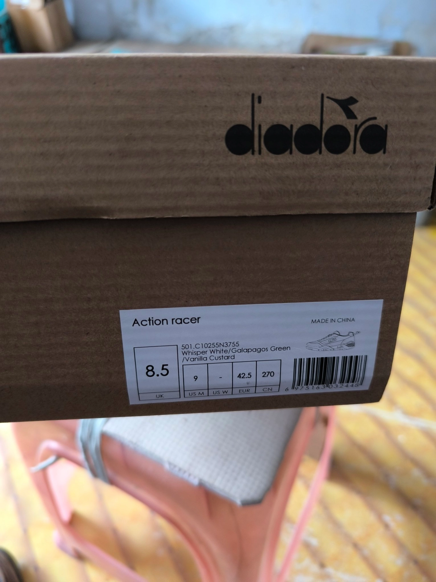 custom review-Diadora Устойчивая к истиранию Дышащая Низкая Повседневная Обувь Унисекс Белая