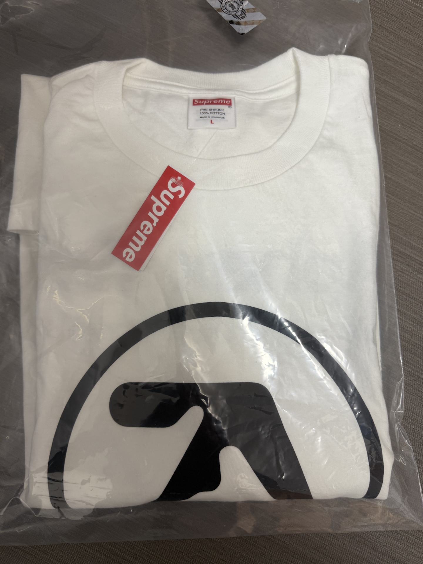 custom review-Supreme Aphex Twin T-рубашка унисекс