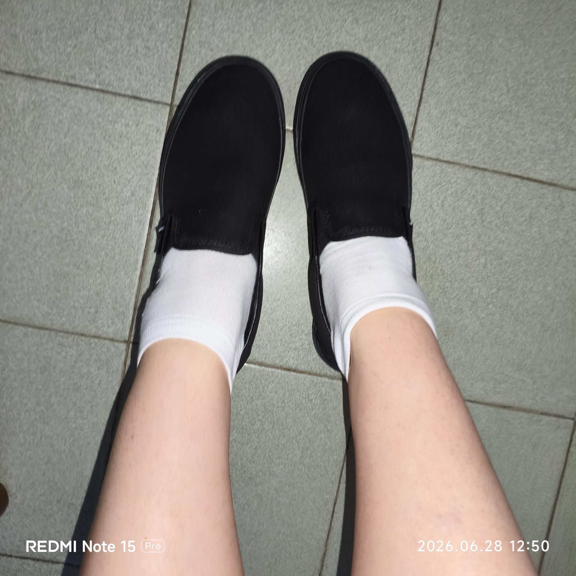 custom review-Vans Slip On Цвет холста Low Топ Скейтборд Обувь Унисекс Черный