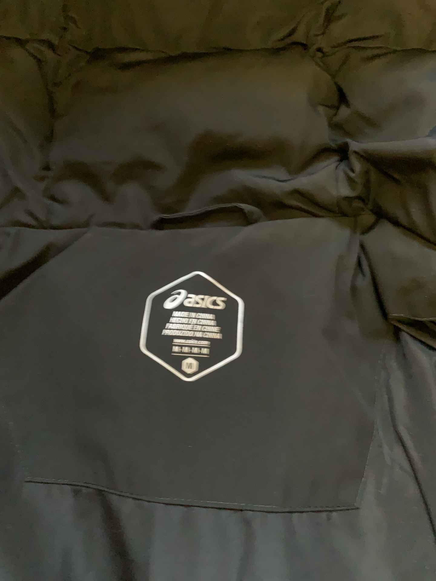 custom review-Asics Черный Мужской Пуховик