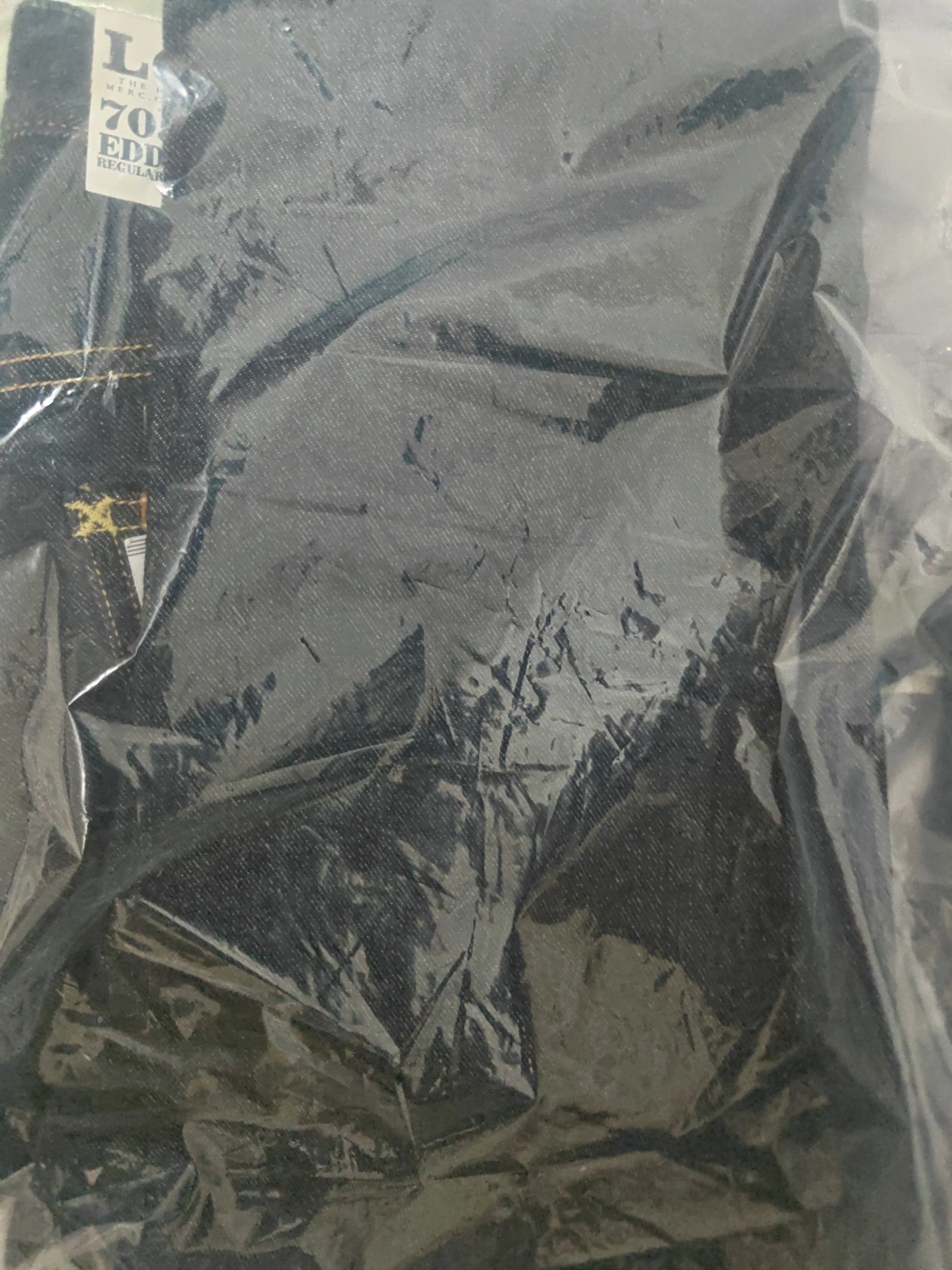 custom review-Lee совместный бренд модель Washed Men's Jeans