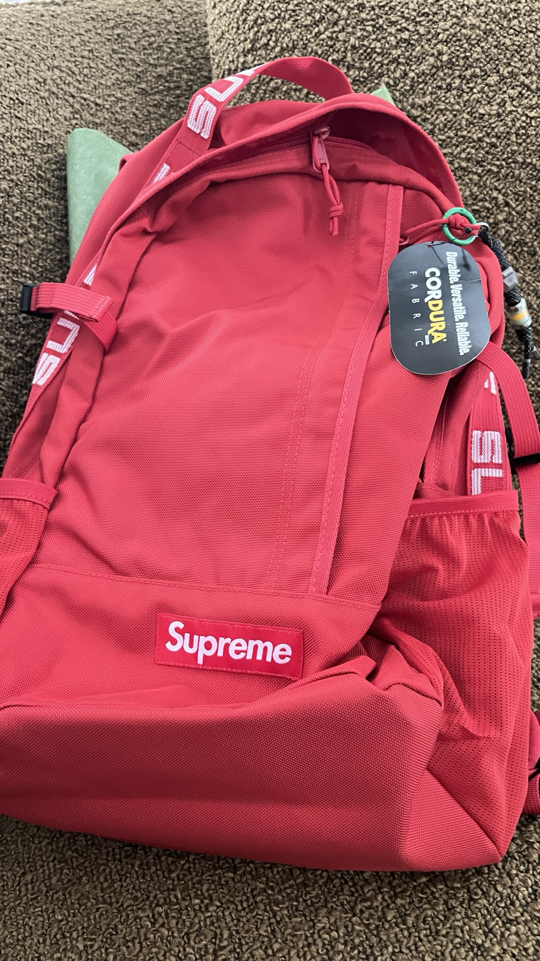 custom review-Supreme Нейлоновый Рюкзак Унисекс Красный